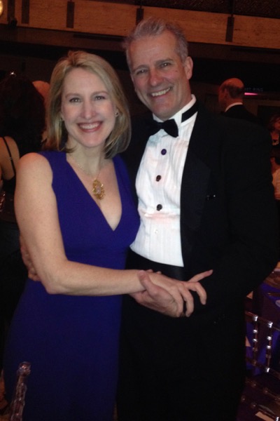 L.J. in black tie with his wife at the Paul Taylor Gala March '15